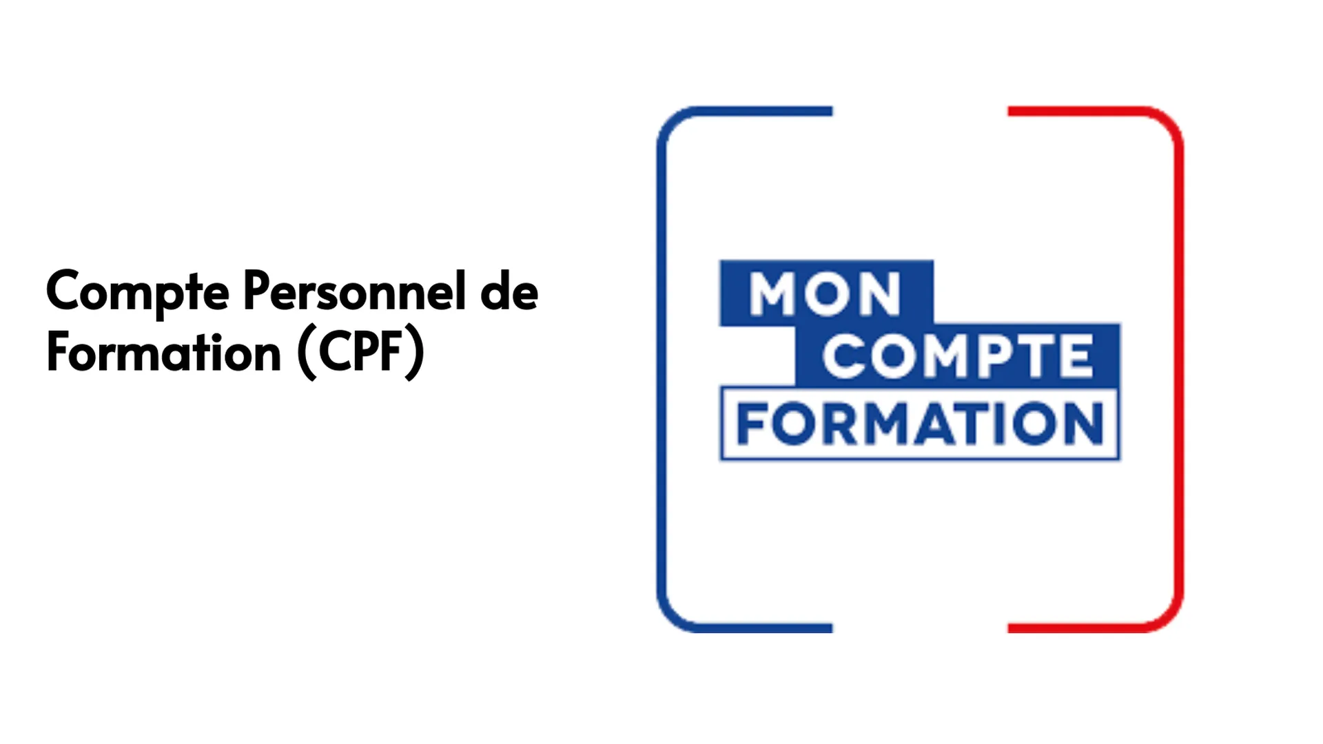 Compte personnel de Formation