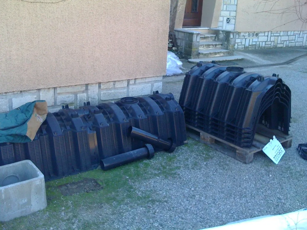 stock des tunnels de micro station d épuration, Hyères
