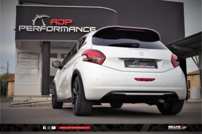 Ligne d'échappement (cat-back) Milltek Salon de Provence - Peugeot 208 GTI 1.6 THP 208cv - ADP Performance