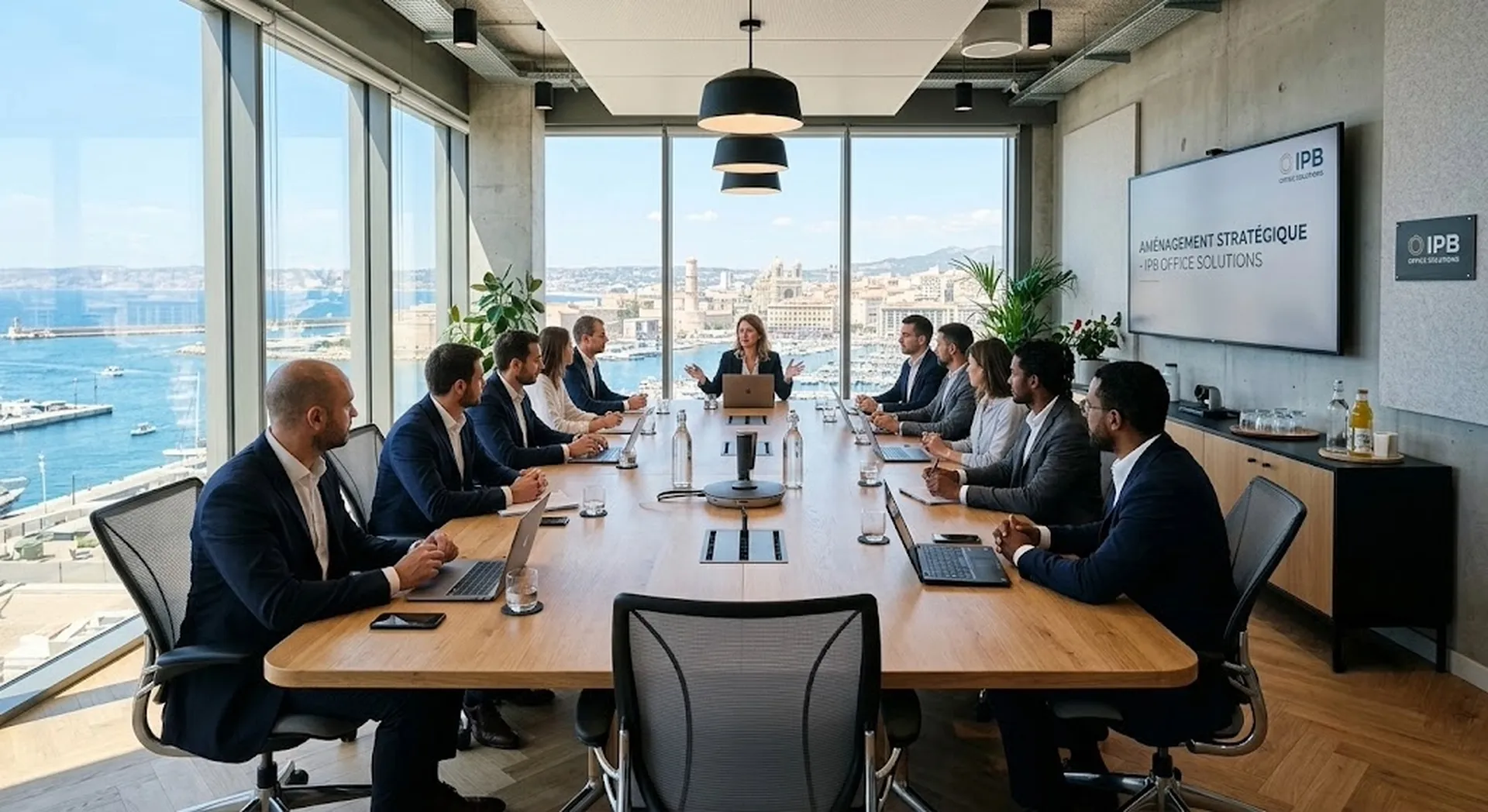 Table de réunion professionnelle