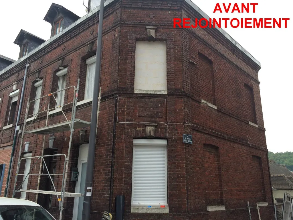 Rejointoiement de façade en brique rouge proche de Yvetot 76 