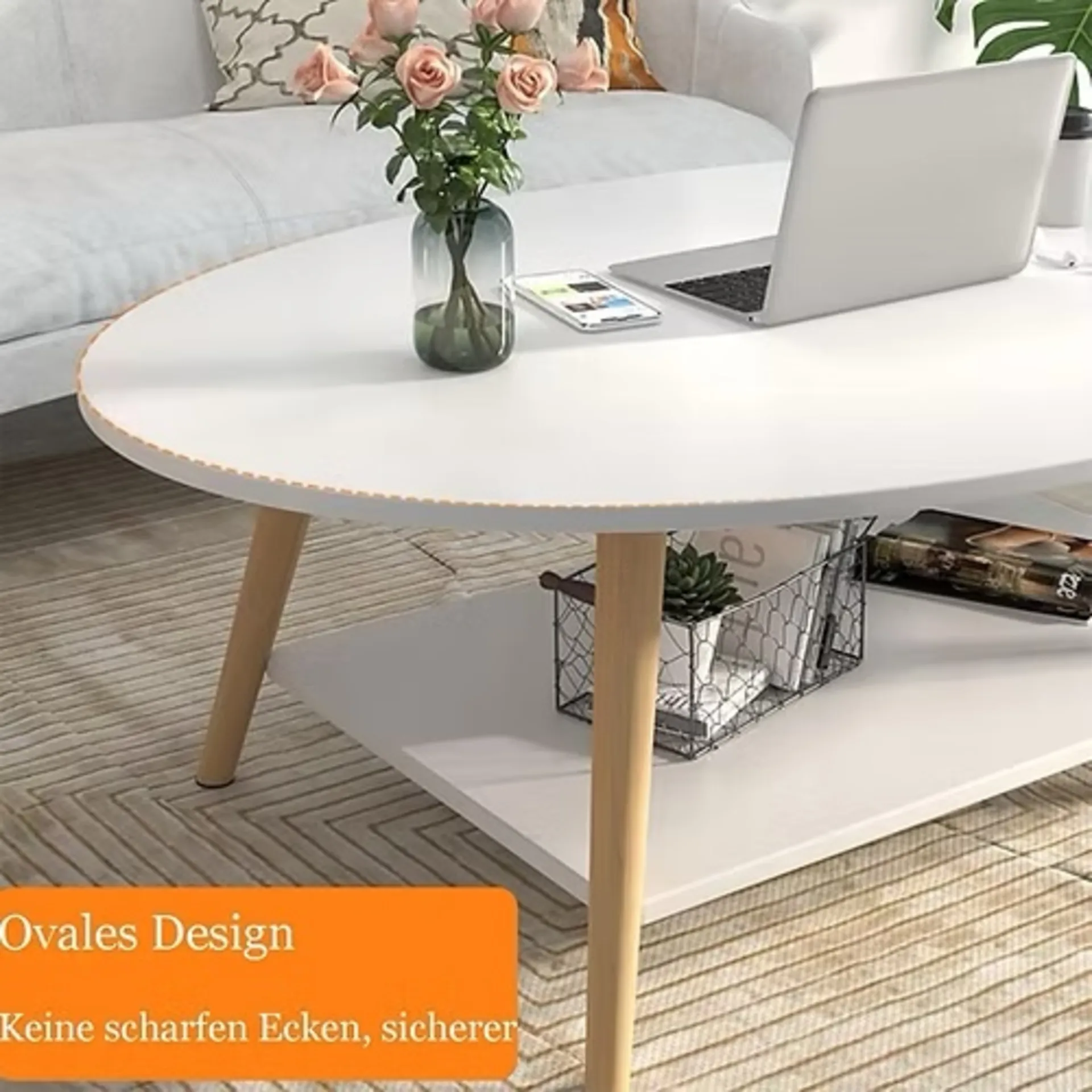 TABLE BASSE OVALE MODELE 2