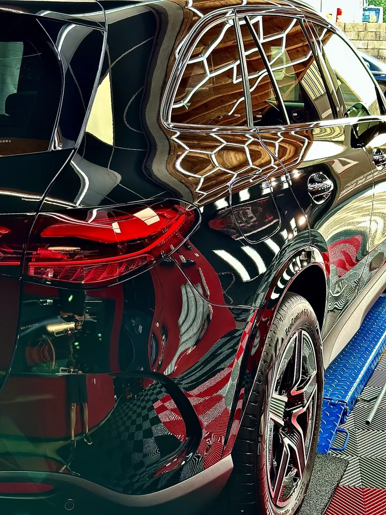 Traitement céramique auto DETAILING protection carrosserie Sud de Lyon Mercedes GLC
