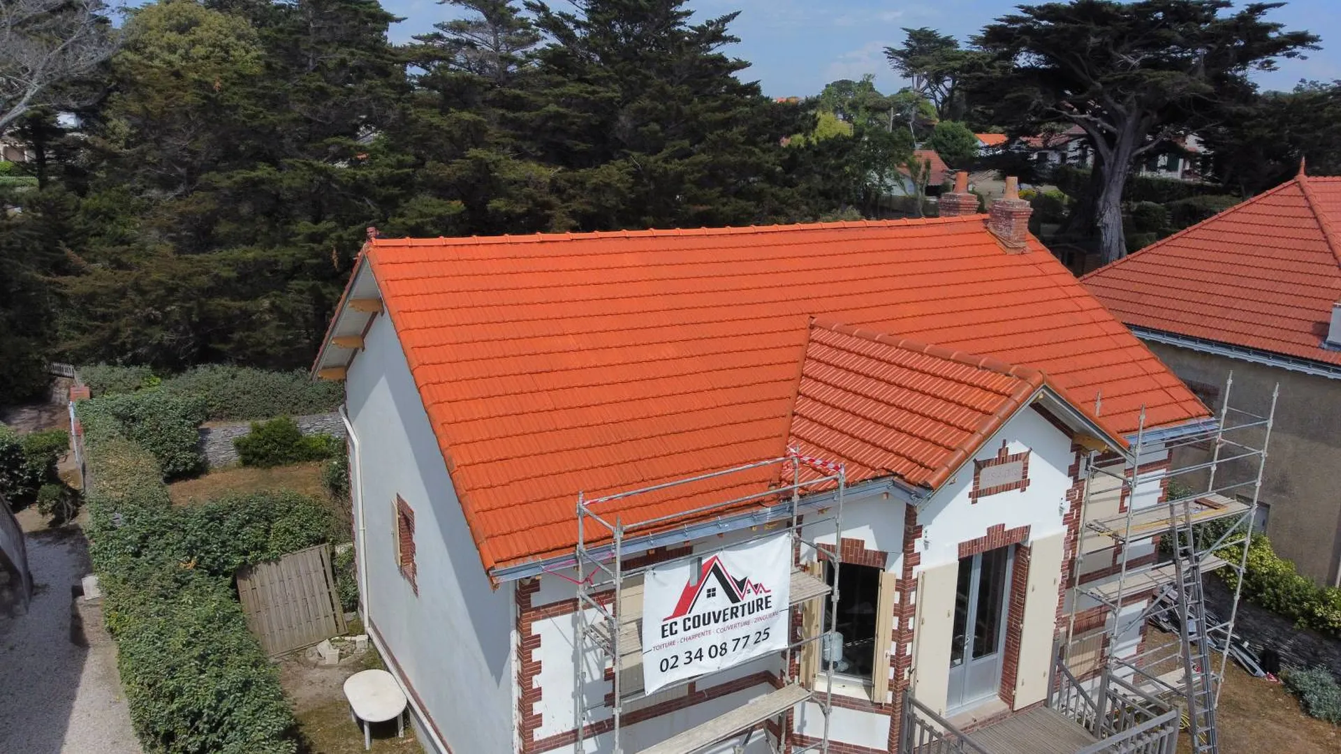 Toiture rénové par nos soins