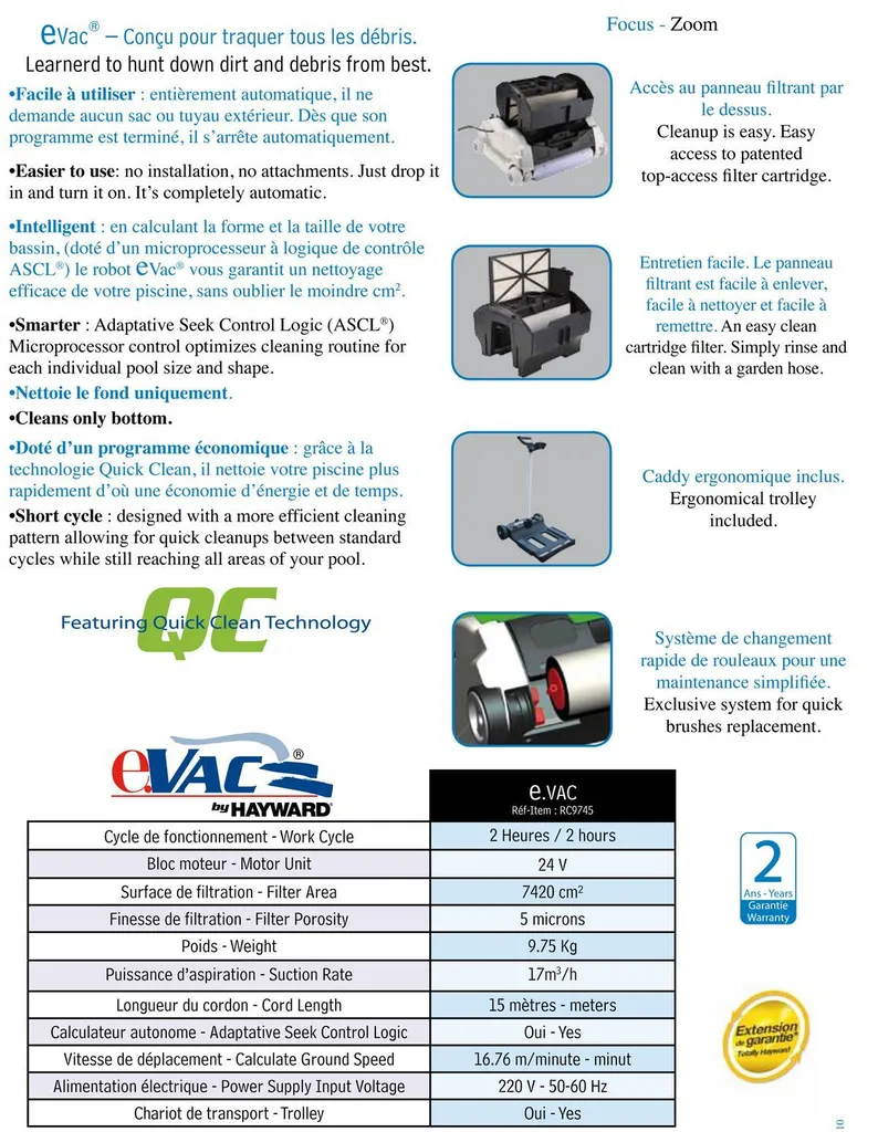ROBOT ELECTRIQUE EVAC
