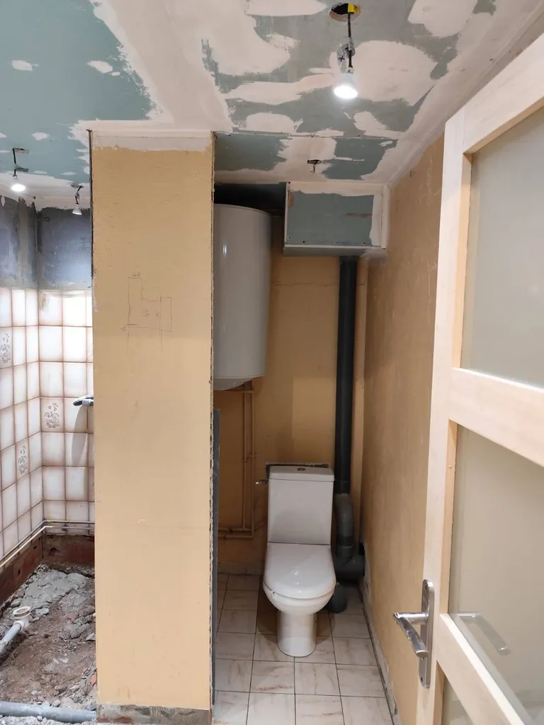 Rénovation d'une salle de bain en travertin 100% Pierres à Ambarès et Lagrave près de Bordeaux
