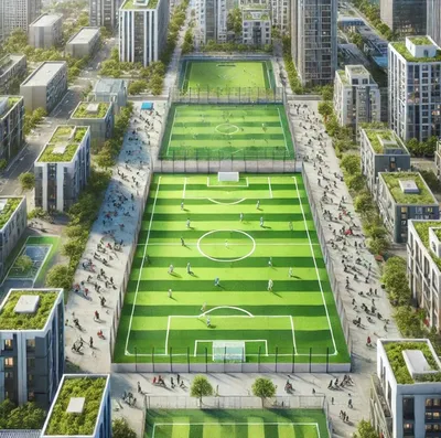 Project manager expert sport playground football and rugby