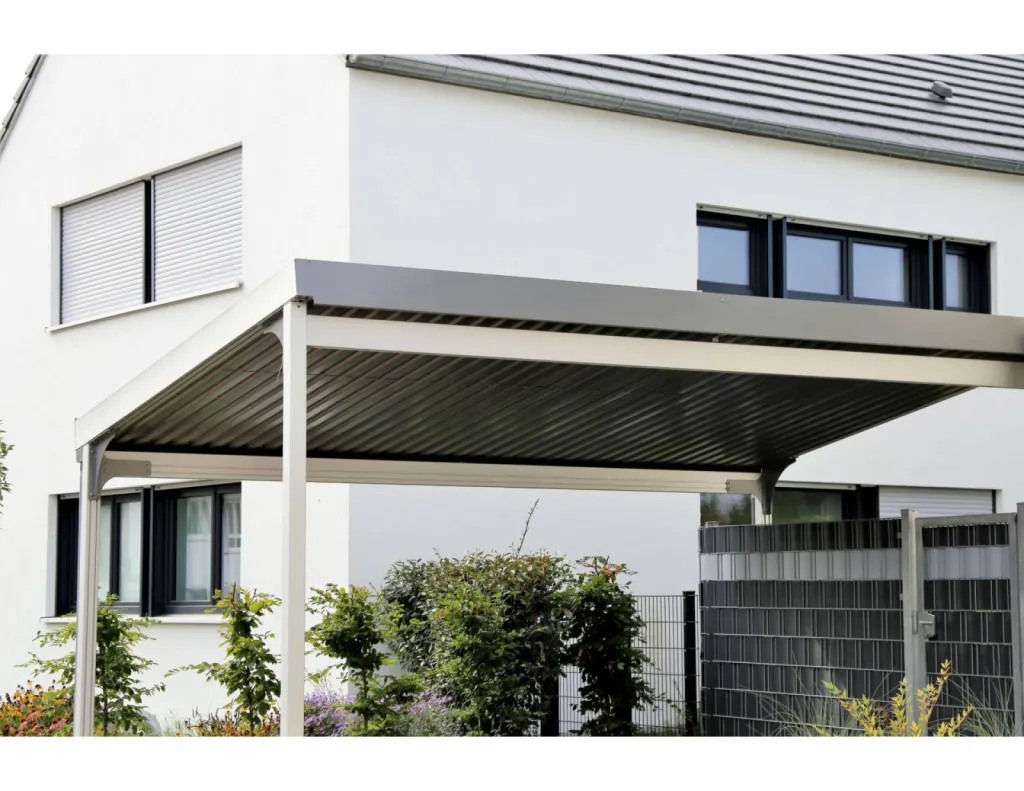 Pose de carport pergola en aluminium en PACA