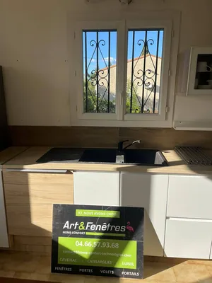 Rénovation de menuiseries, portes fenêtres et fenêtres près de Nîmes dans la commune de Lédenon