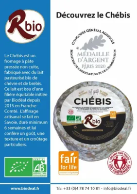 FROMAGE BIO CHEVRE BREBIS