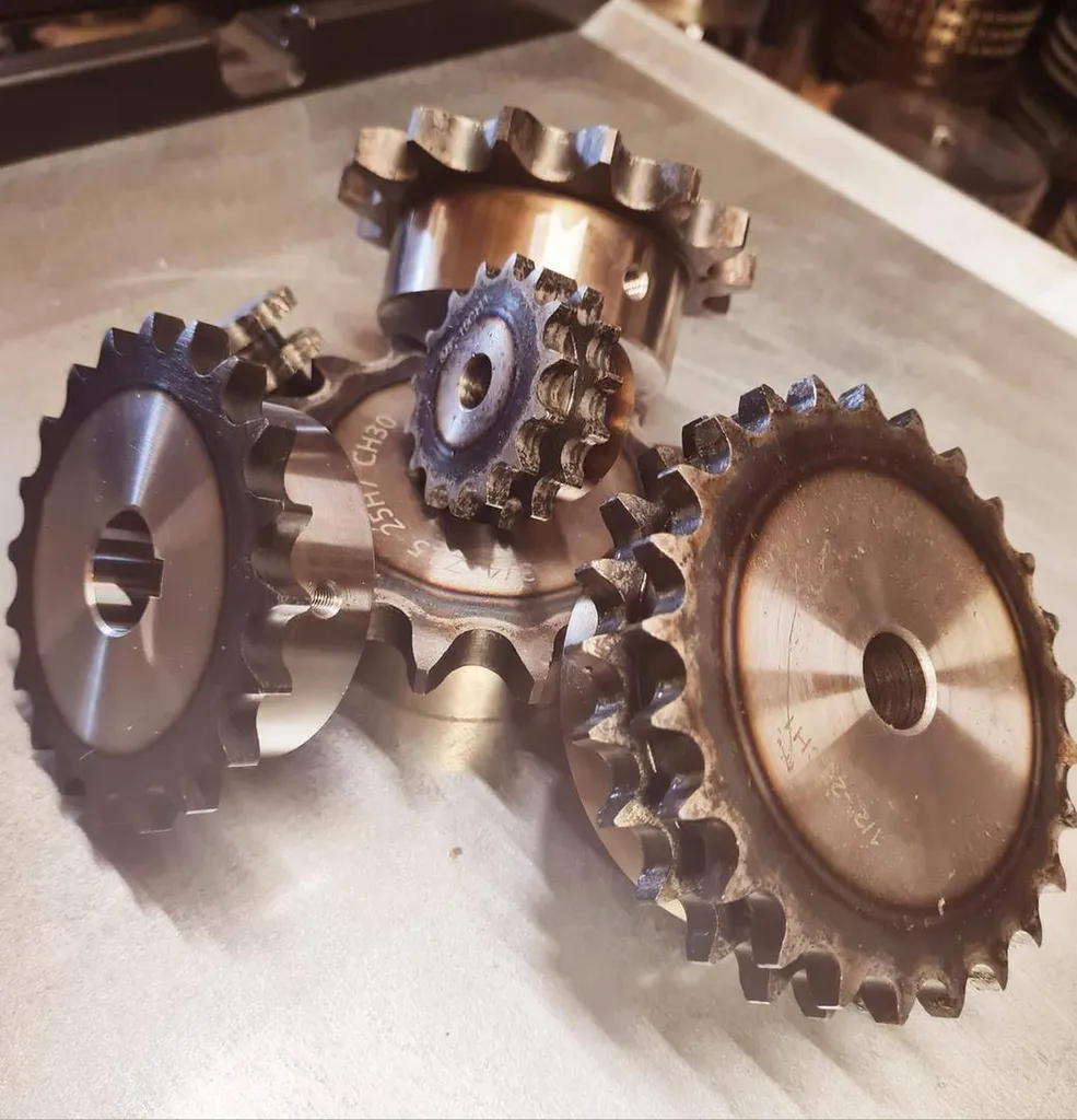 Pignons à denture traitée