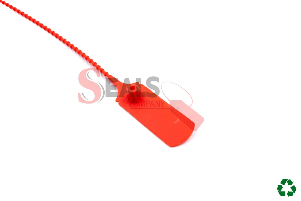 Scellé réglable BASICSEALS 400 à crantage sécurisé, résistance 17 kgf, ISO PAS 17712, traçabilité et conformité C-TPAT