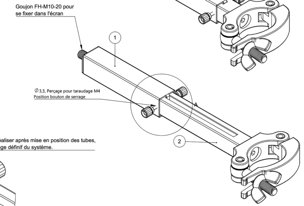 location liaison totem pour écran led à cannes dans les alpes maritime