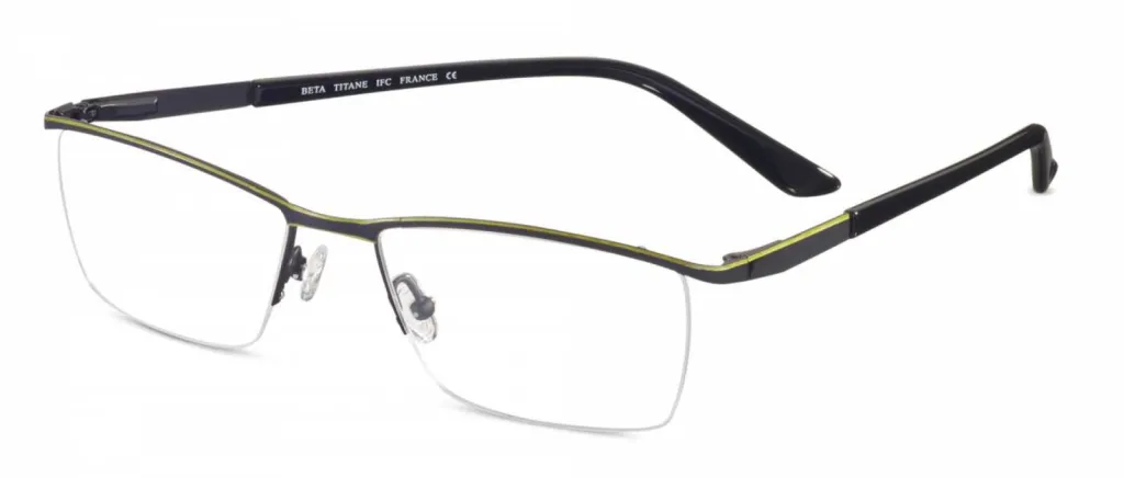lunette monture titane noir