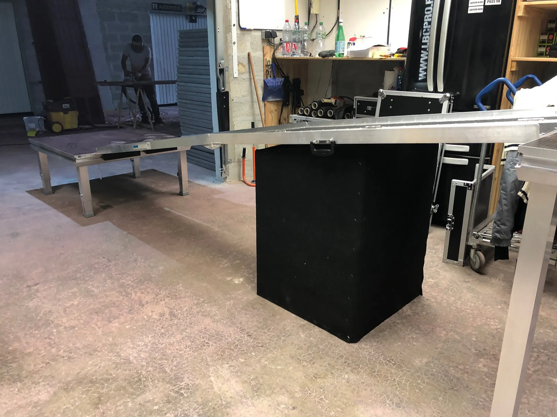 SUPPORT SOUTIENS RAMPE ACCES PMR 50 A 100 CM