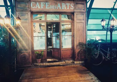 Décoration vintage avec les lampadaires proche de deauville 14