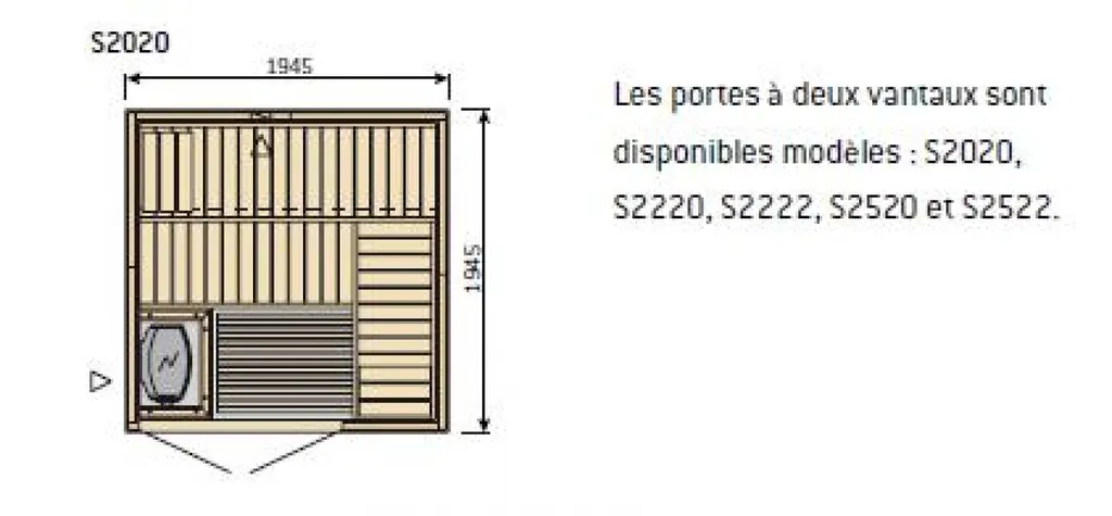 Sauna VARIANT by HARVIA par Aquarev'Piscines à Saint Maime 04300