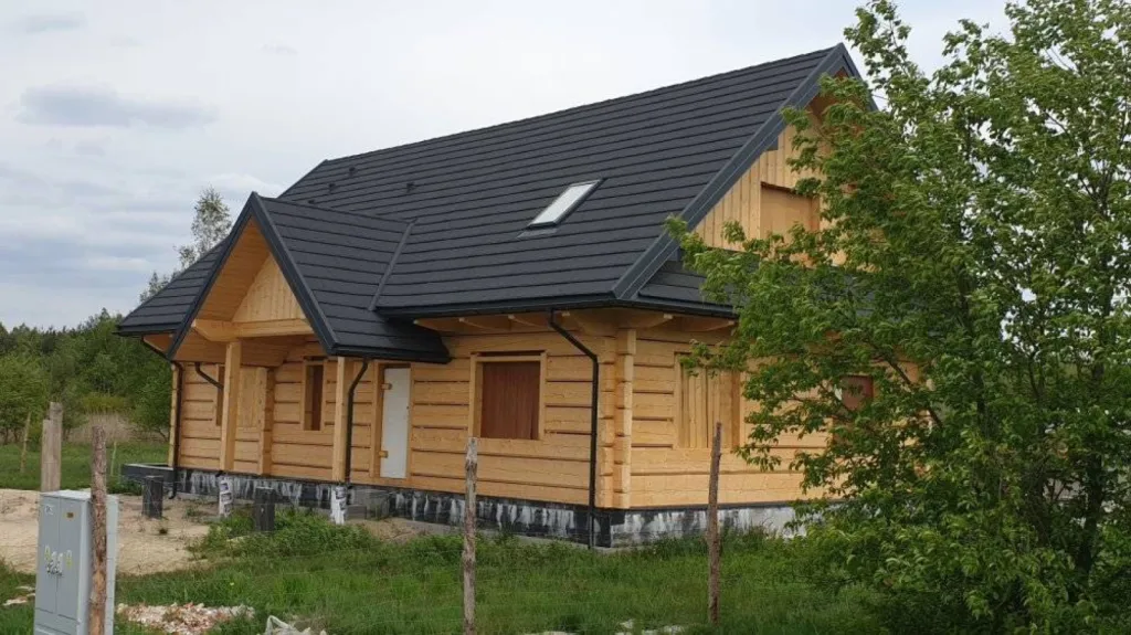 Toiture lauze métallique GERARD ALPINE Maison Bois