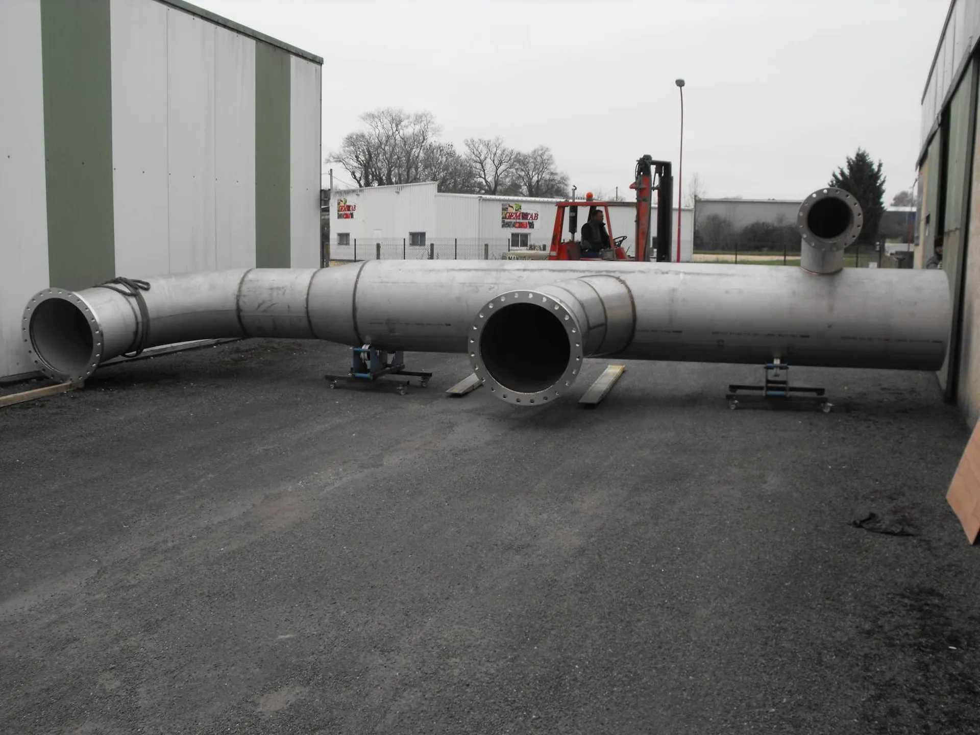 Tuyauterie inox DN800