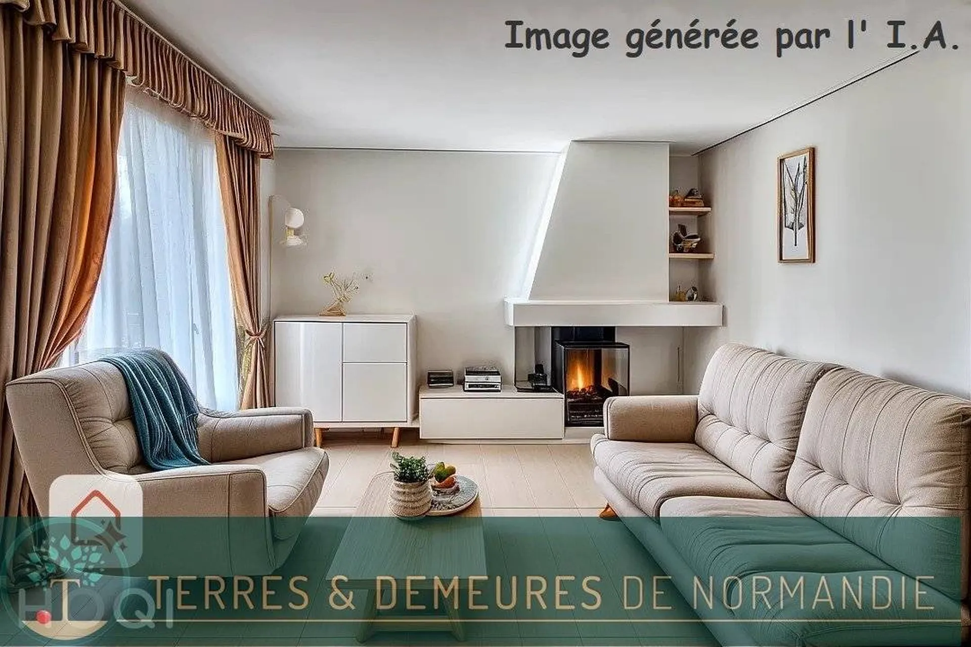 A vendre beau pavillon de 120 m² habitables avec possibilité d'aménagement supplémentaire, 4 chambres, sur le plateau Aliermontais 76510