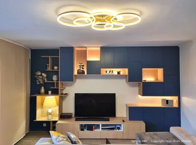 Architecte d'intérieur : Avant-projet en architecture d'intérieur pour l'aménagement d'une maison à Aix-en-Provence, incluant transformation avec coupes, plans, élévations et esquisses visuelles