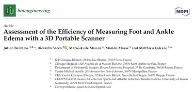 Publication du Docteur Julien Beldame, chirurgien orthopédiste à l'ICP Paris 