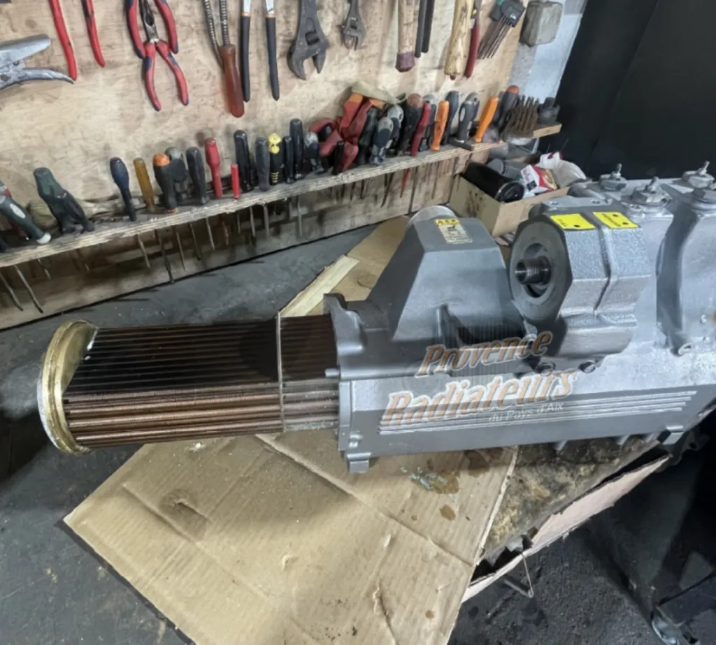 Révision d'aftercooler YANMAR par le dernier professionnel à Marseille