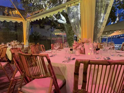 Réalisation d'une tente nomade pour un mariage à La Seyne-sur-Mer près de Toulon