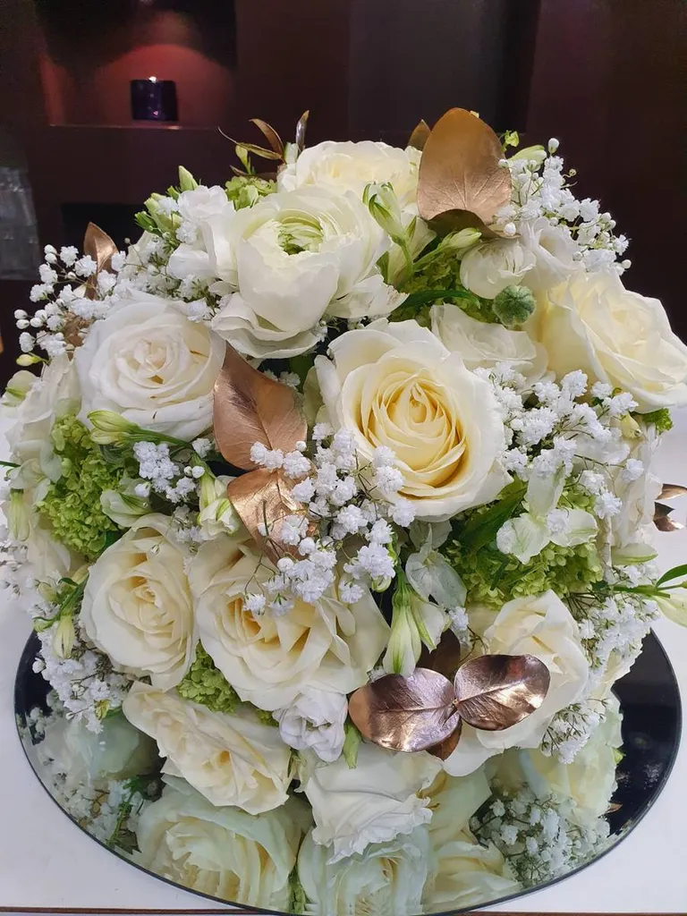 Bouquet de mariée chic Lyon
