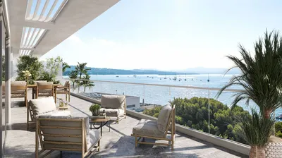 Vente appartement T3 La Ciotat  en 3ème étage avec ascenseur et terrasse vue mer