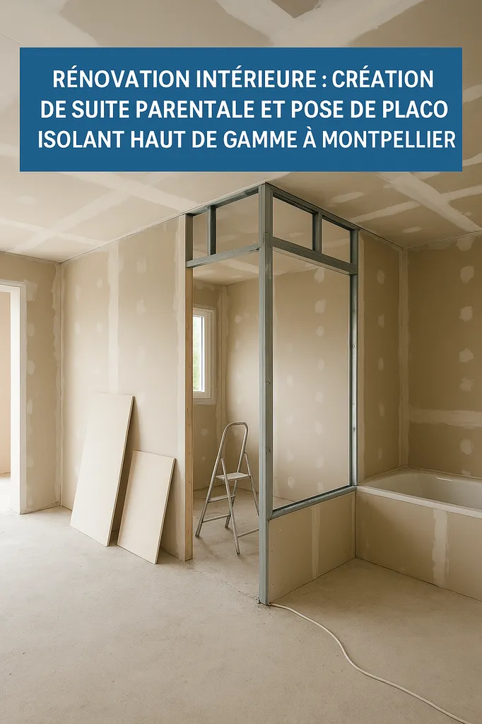 pose de placo isolant haut de gamme Montpellier 