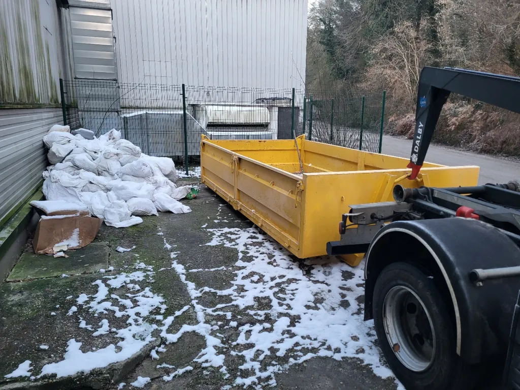 Débarras de gravats après chantier à proximité de Bolbec