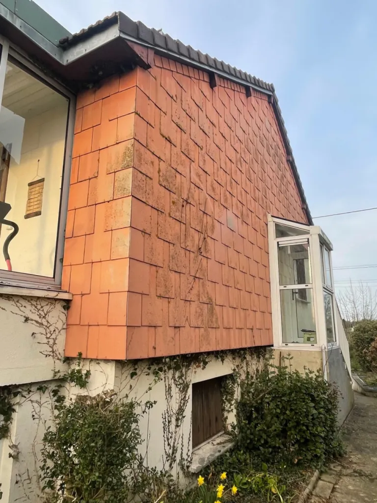 Réalisation d'une isolation thermique par l'extérieur sur maison individuelle secteur Lillebonne proche port Jérôme sur Seine (76) avec polystyrène par une entreprise RGE Eco-artisan