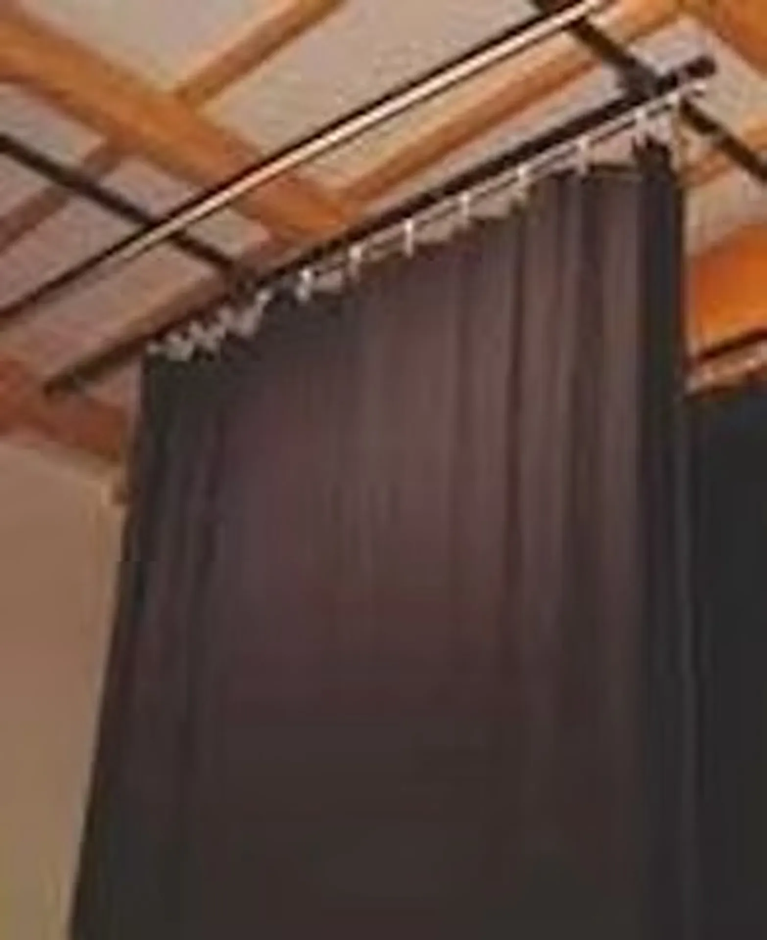 RIDEAU DE SCENE NOIR 6M X 3M