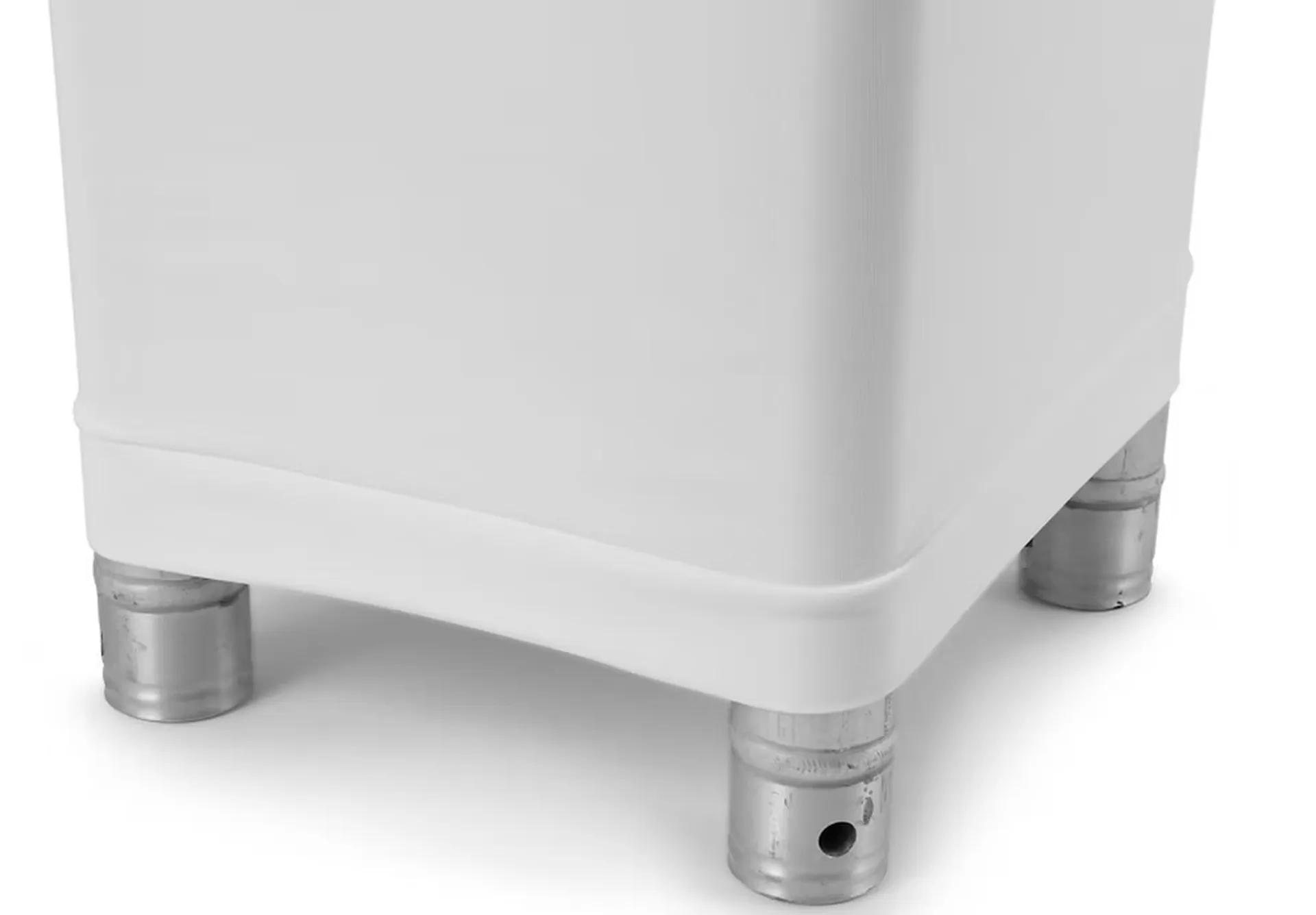 LYCRA BLANC POUR TOTEM ALU 2M AVEC ZIP QUATRO