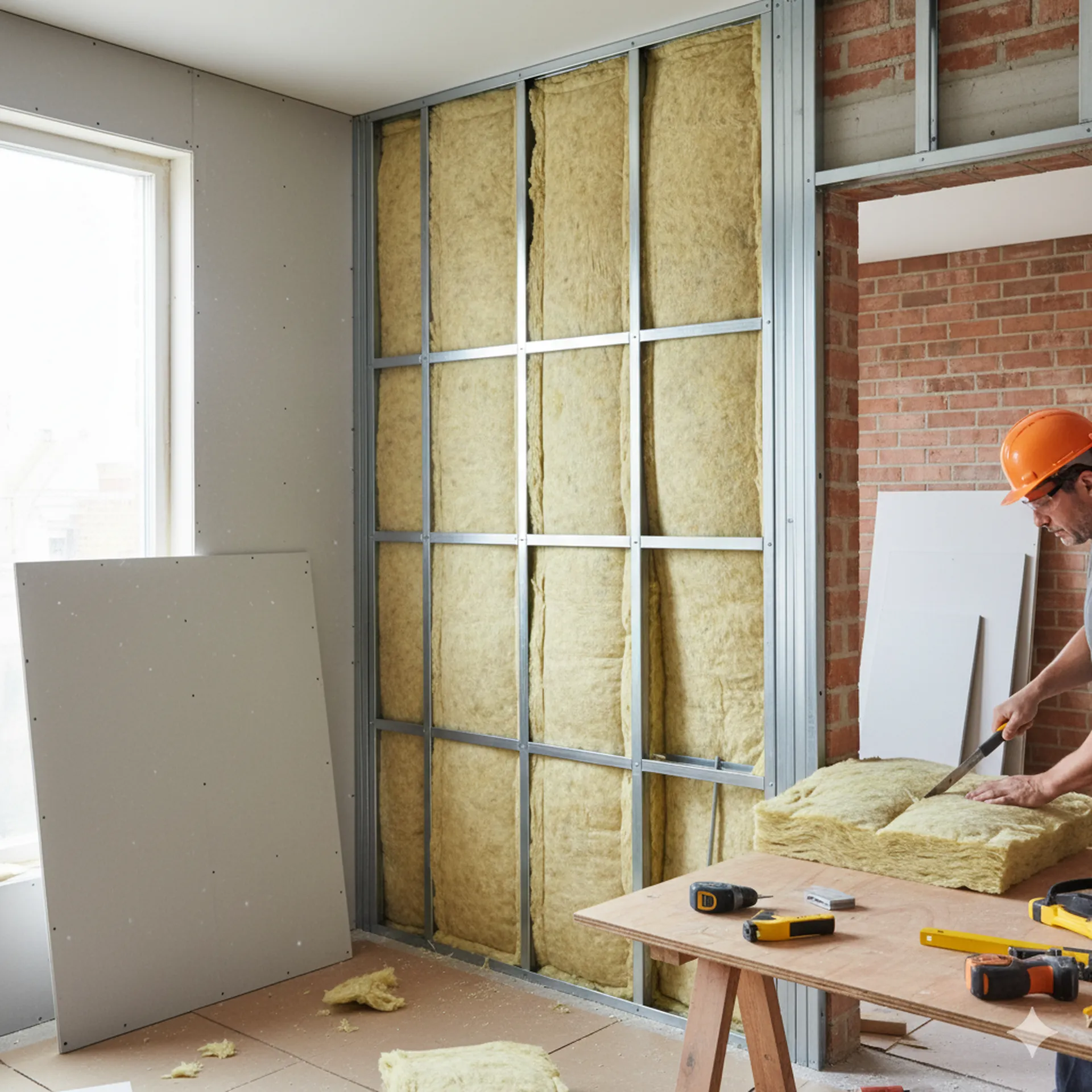 Isolation pour cloison placo à Blois