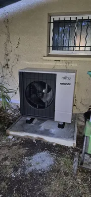 Remplacement d’une chaudière Viessmann par une pompe à chaleur Atlantic installée par ENER SOLUTIONS au Cap Ferret