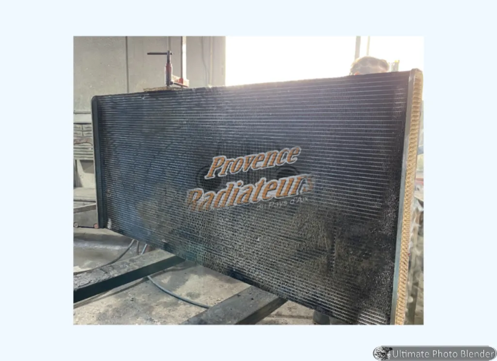 Changement faisceau et fabrication radiateur de groupe électrogène dans le Gard.