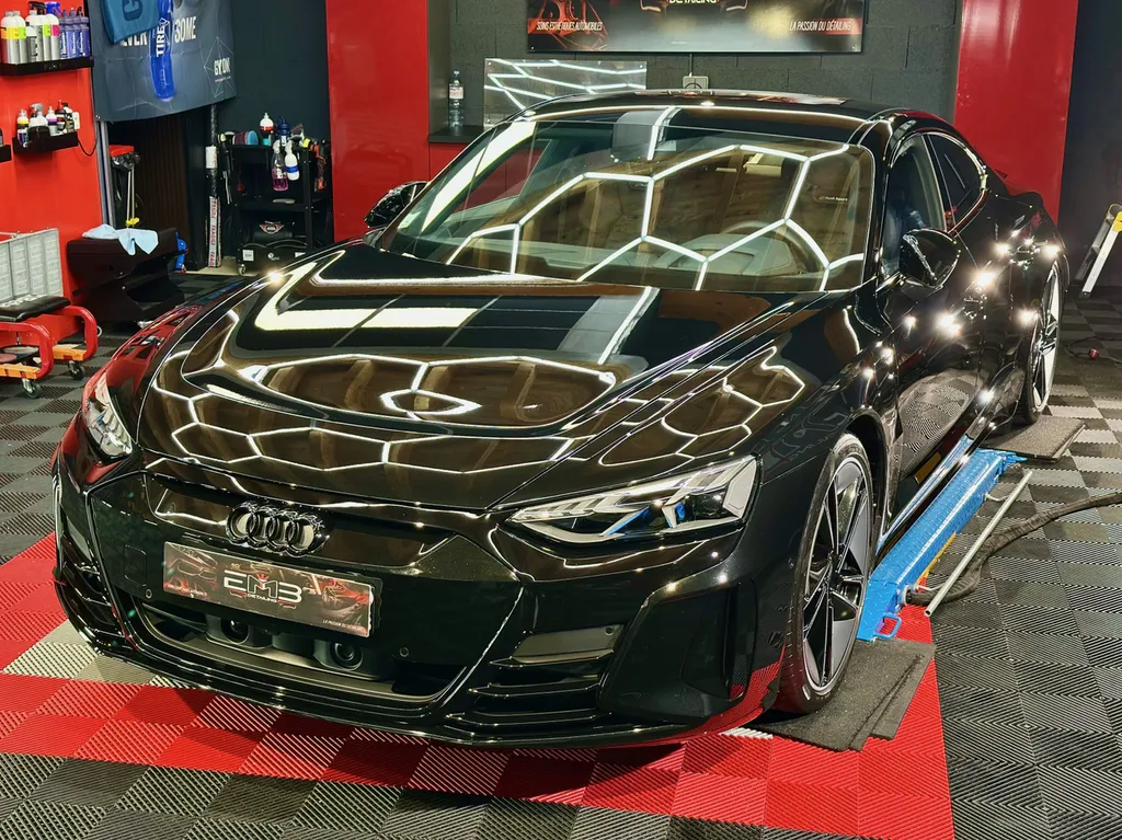 Detailing Lyon spécialiste du traitement céramique et de la protection carrosserie Audi e-tron GT
