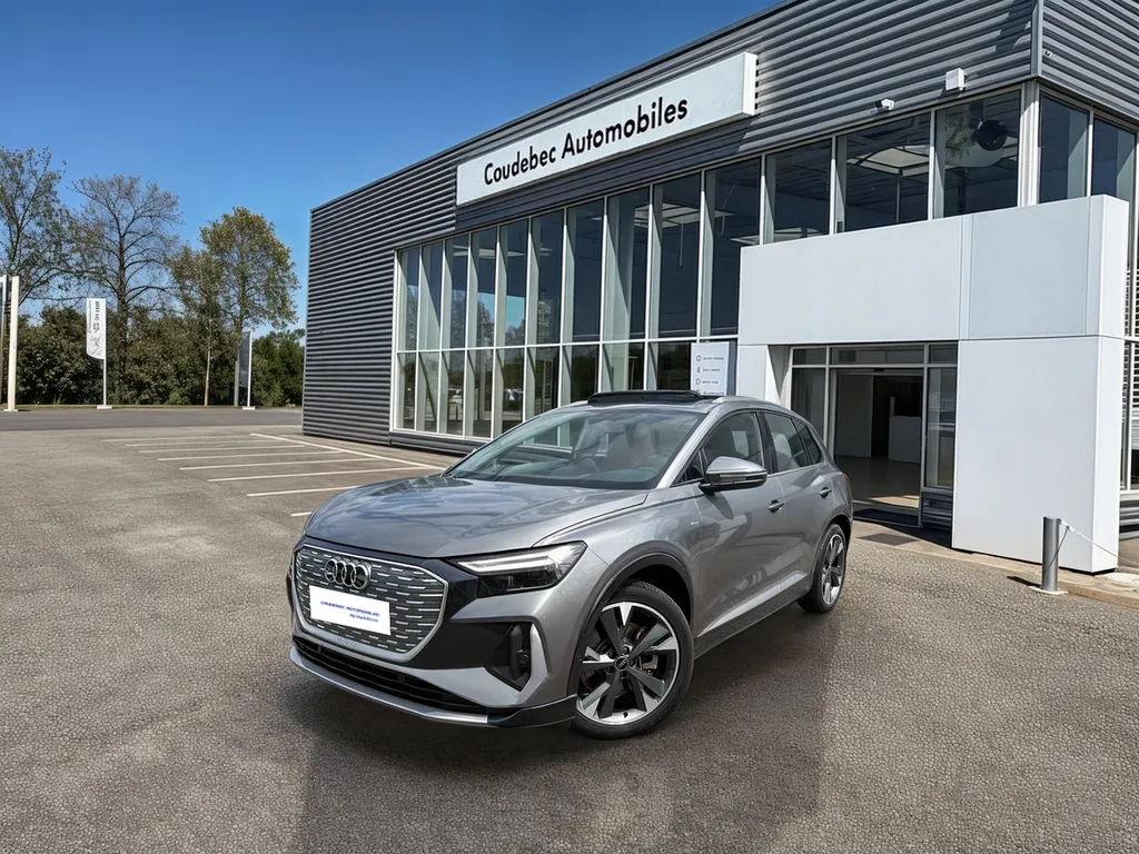 Achat Audi Q4 e-tron 40 S line 204 ch électrique d'occasion près du Havre à La Frénaye chez Caudebec Automobiles