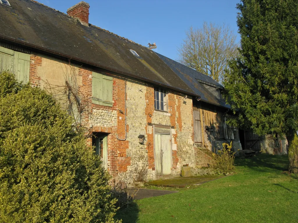 MAISON EN PIERRE ET COLOMBAGE A VENDRE PROCHE LISIEUX, CALVADOS 14