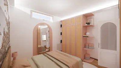 Visualisation photoréaliste de la terrasse aménagée d’un appartement neuf dans une résidence de standing à La Teste-de-Buch