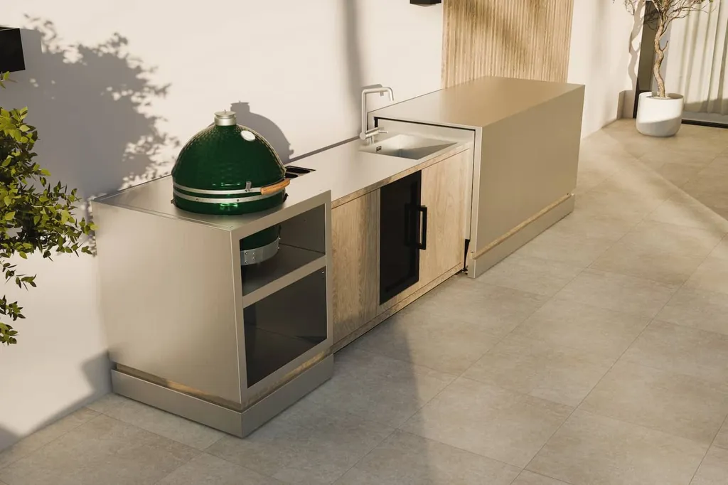 Cuisine d'exterieur inox