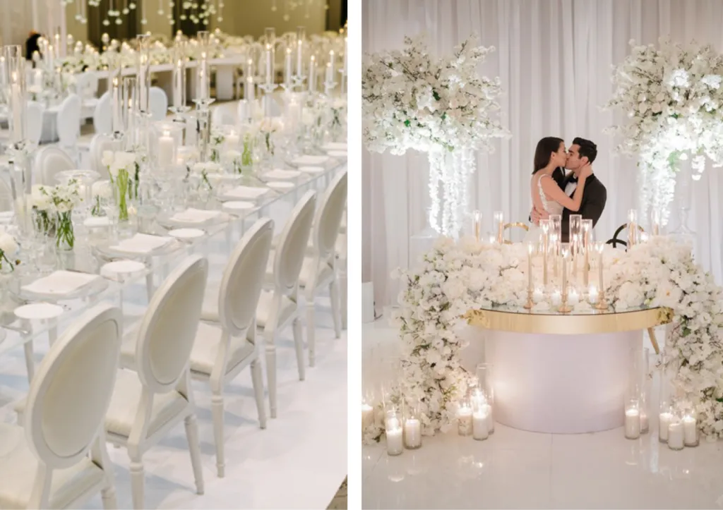 Organiser un mariage sur le thème 100 % blanc grâce à votre Wedding Planner à Bordeaux en Gironde