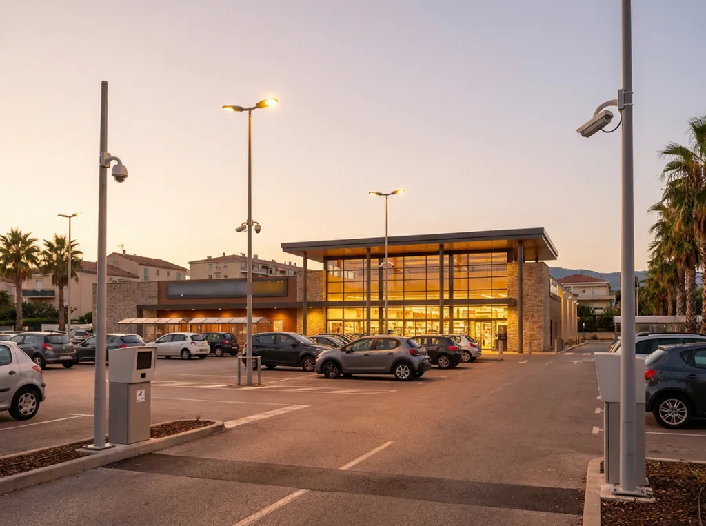 Caméras de vidéosurveillance pour centre commercial, supermarché, Marseille et 13