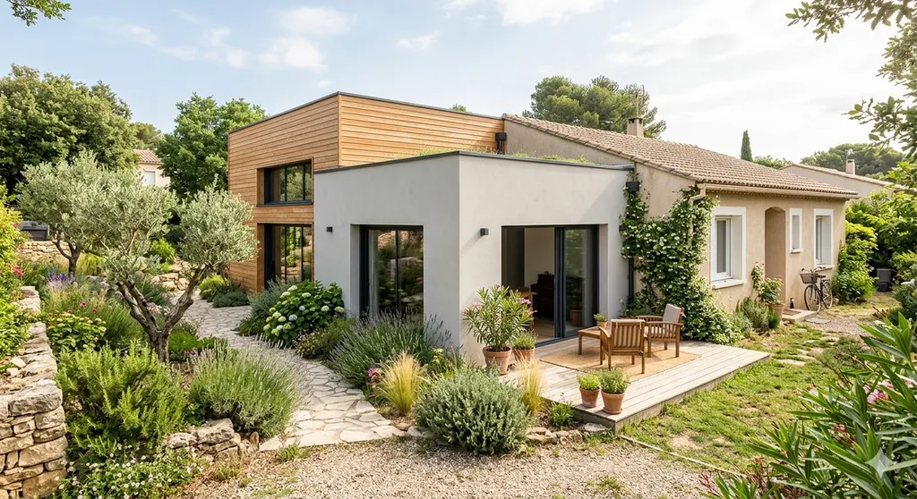 extensions ossature bois Pérols Montpellier