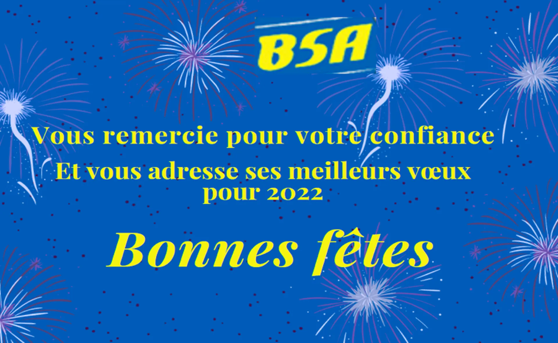 Bordeaux Sécurité Alarmes en Gironde vous souhaite ses meilleurs vœux pour 2022