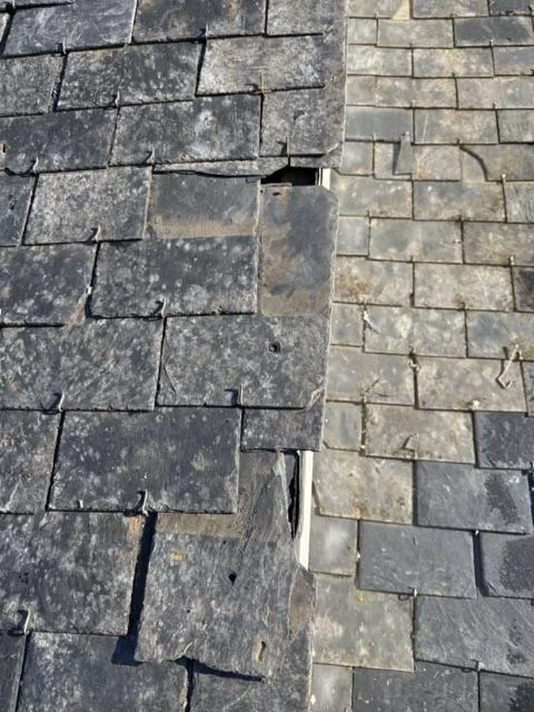 Avant changement des ardoises