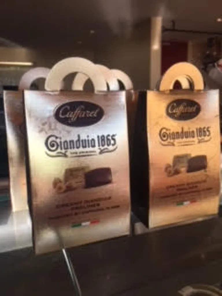 Chocolat Gianduia ballotinde 65g spécialité du Piémont