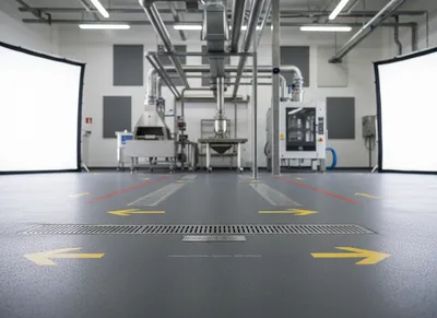 Optimisation flux industriels à Strasbourg : circulations piétons/chariots et zones de process